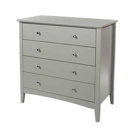 Core Products Como Grey Painted 4 Drawer Chest