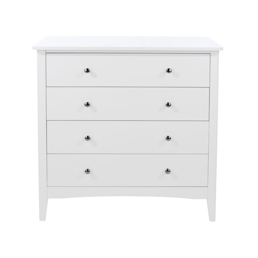 Core Como White Painted 4 Drawer Chest Of Drawers