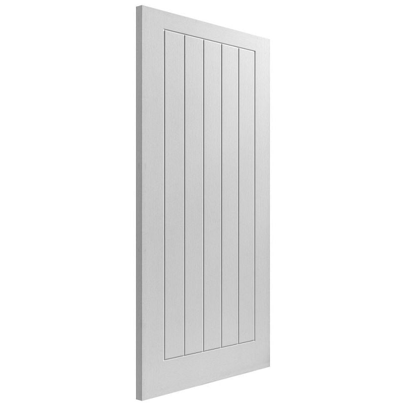 JB Internal White Primed Cottage 5 Panel Door