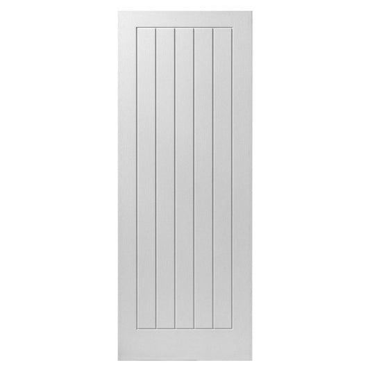 JB Internal White Primed Cottage 5 Panel Door