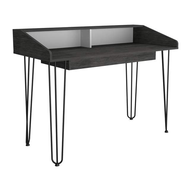 Core Dallas Carbon Grey Oak Home Office Desk