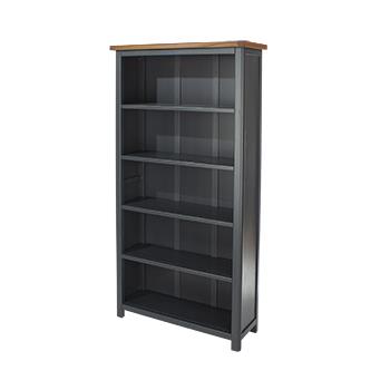 Core Dunkeld Tall Bookcase Midnight Blue