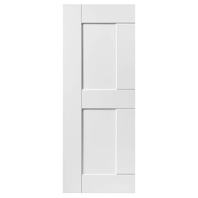 Internal White Primed Eccentro Shaker Fire Door