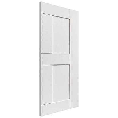 Internal White Primed Eccentro Shaker Door