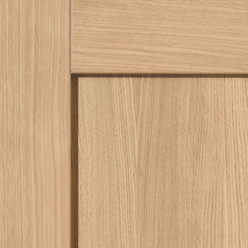 Internal Oak Etna Shaker 1 Panel Fire Door