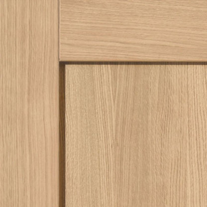 Internal Oak Etna Shaker 1 Panel Fire Door