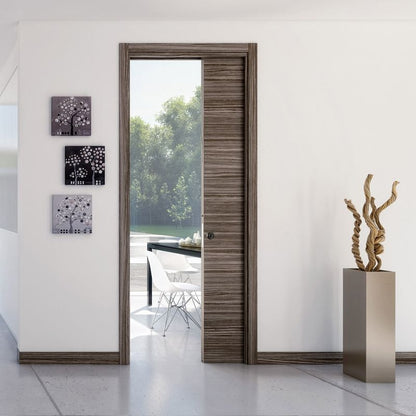 Ermetika Evokit Raw Wood Single Pocket Door System