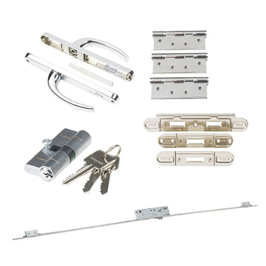 External Premier Rear Door Handle Hardware Set