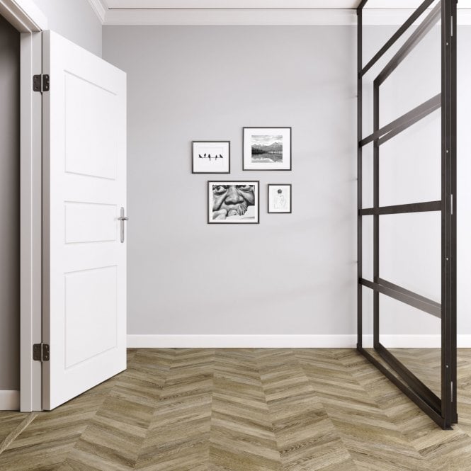 Faus Masterpieces Chevron Herringbone Classic Ultra Matt 8mm Laminate Flooring