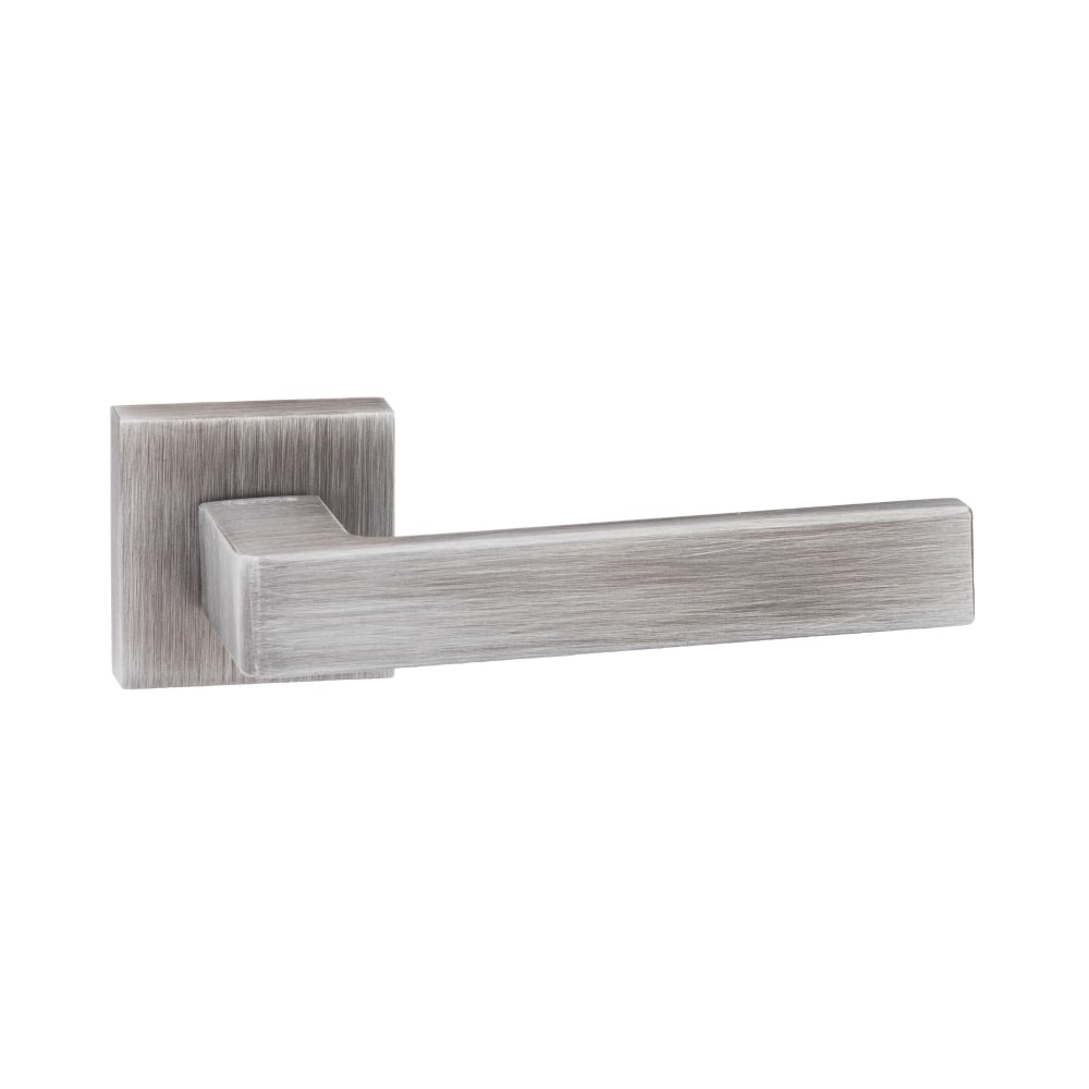 Forme Asti Lever On Square Rose Pair Of Door Handles In Urban Graphite