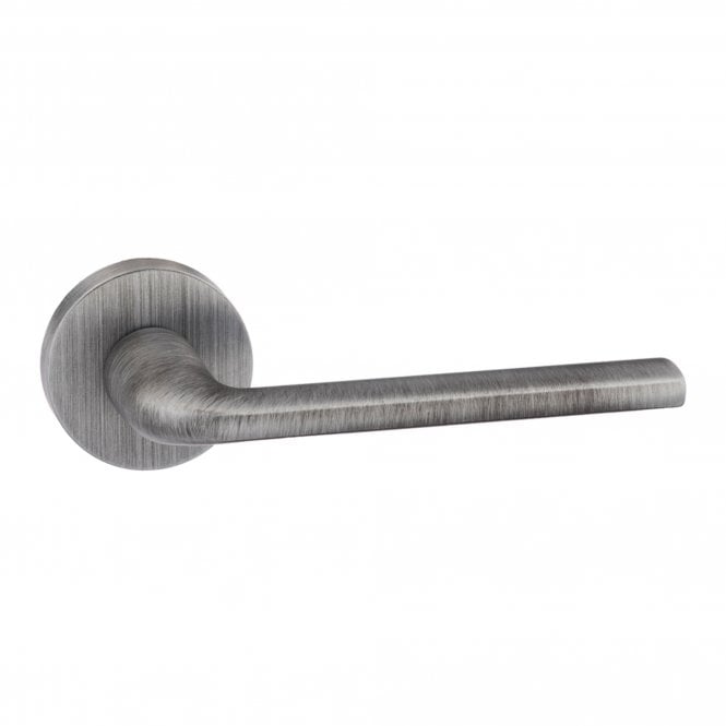 Forme Milly Lever On Round Rose Pair Of Door Handles In Urban Graphite