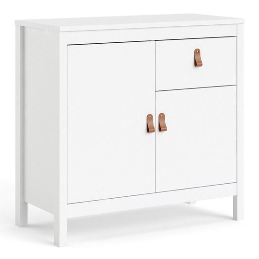 Barcelona Sideboard 2 Doors + 1 Drawer in White