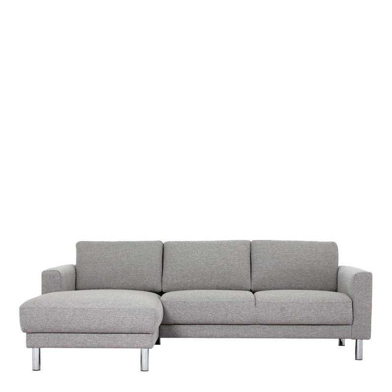 Cleveland Chaiselongue Sofa Left Hand in Nova Light Grey