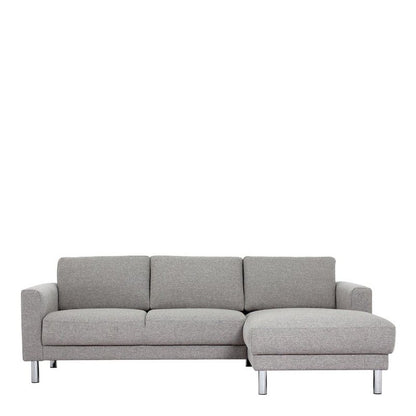 Cleveland Chaiselongue Sofa Right Hand in Nova Light Grey