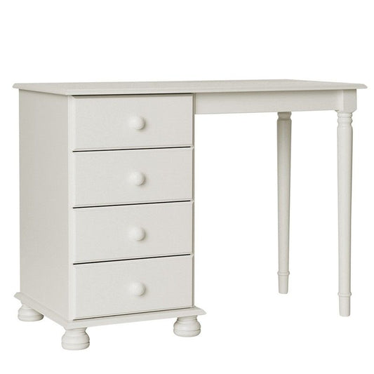 Copenhagen Single Dressing Table in White