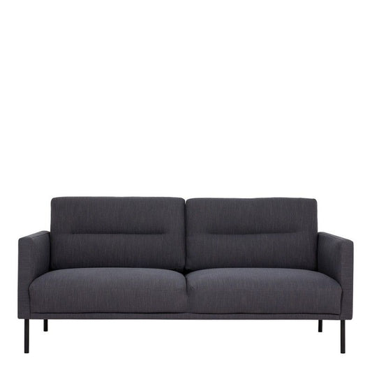 FTG Larvik 2.5 Seater Sofa - Antracit, Black Legs