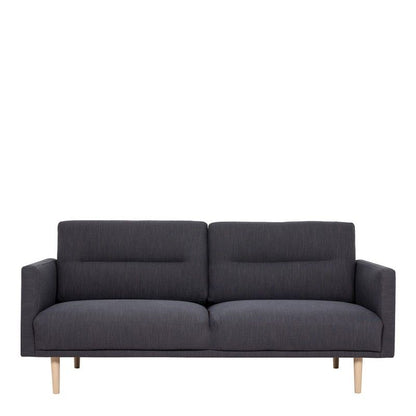 FTG Larvik 2.5 Seater Sofa - Antracit, Oak Legs