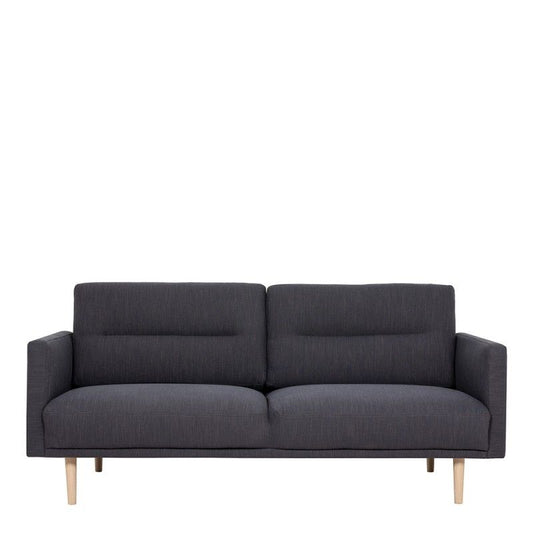 FTG Larvik 2.5 Seater Sofa - Antracit, Oak Legs