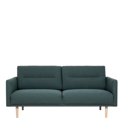 FTG Larvik 2.5 Seater Sofa - Dark Green, Oak Legs