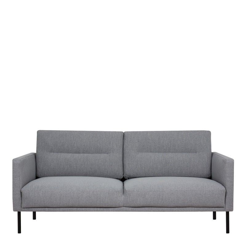 FTG Larvik 2.5 Seater Sofa - Grey, Black Legs