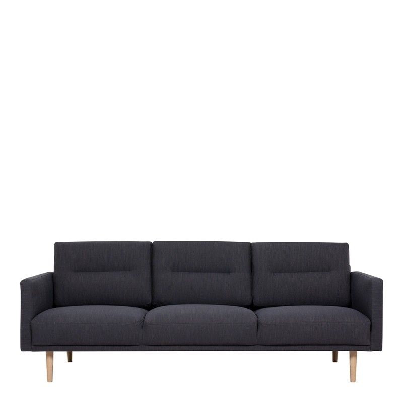 FTG Larvik 3 Seater Sofa - Antracit, Oak Legs