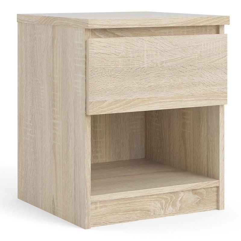 FTG Naia Bedside - 1 Drawer 1 Shelf in Oak structure