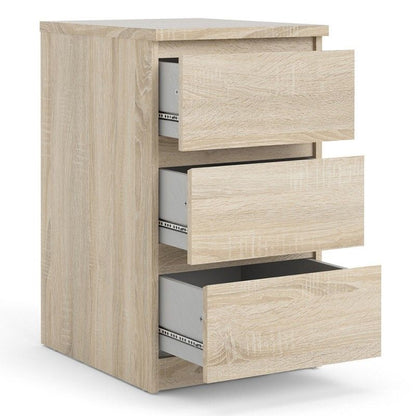 FTG Naia Bedside - 3 Drawers in Oak structure