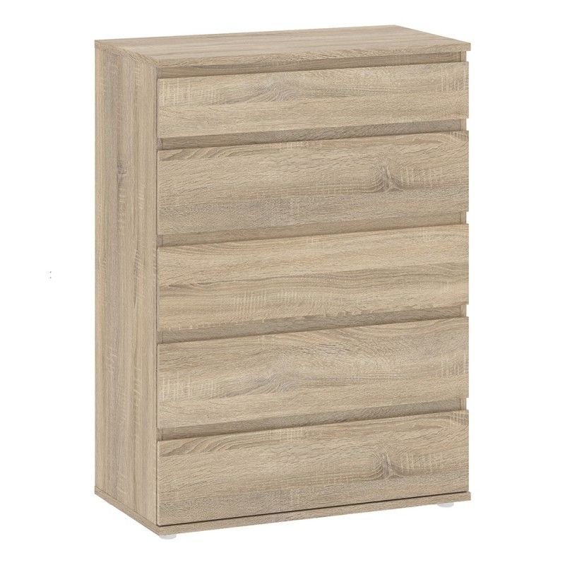 Nova Chest of 5 Drawers in Oak