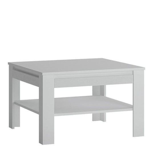 FTG Novi Coffee Table with shelf in Alpine White