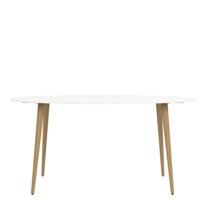 FTG Oslo Dining Table - Large (160cm) in White and Oak