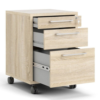 FTG Prima Mobile file cabinet in Oak