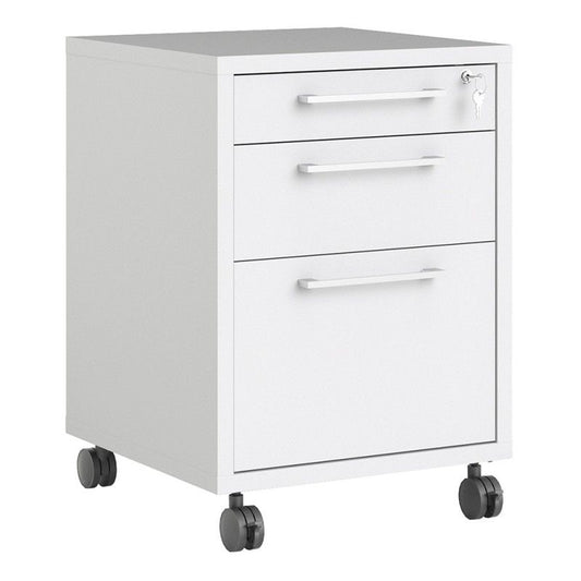 FTG Prima Mobile Cabinet White