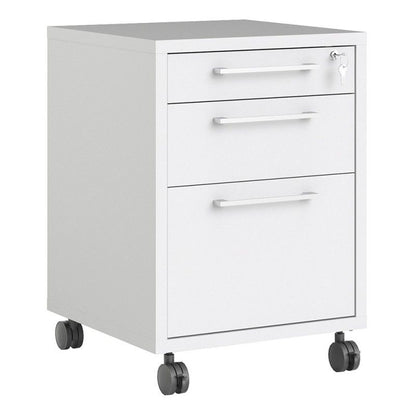 FTG Prima Mobile file cabinet in White