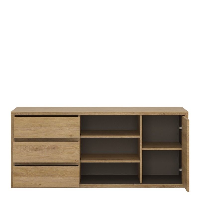 FTG Shetland 1 Door 3 drawer TV cabinet