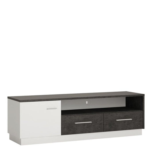 FTG Zingaro 1 door 2 drawer wide TV cabinet