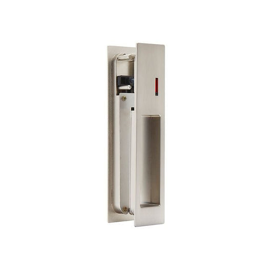 Gemini Satin Chrome Ironmongery Pocket Door Privacy Lock