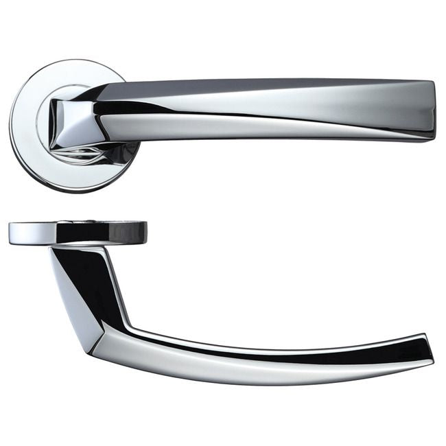 Hercules Polished Chrome Door Handle Pack