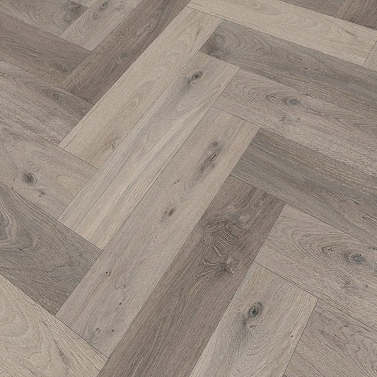 Herringbone SPC 5.5mm Grey Oak Waterproof Rigid Vinyl Flooring