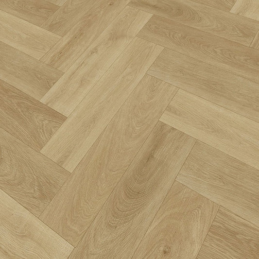 Herringbone SPC 5.5mm Light Oak Waterproof Rigid Vinyl Flooring