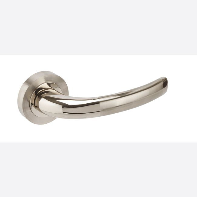 Hydra Polished Chrome Lever On Rose Door Handle Pack