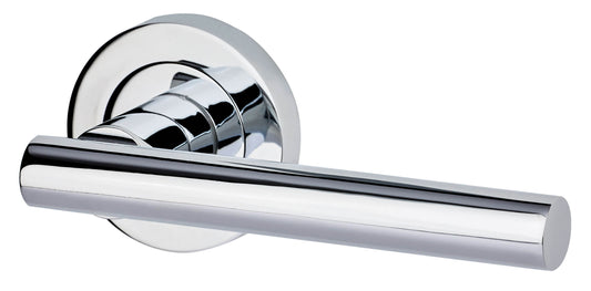 Hyperion Lever On Rose Polished Chrome Door Handle Pack