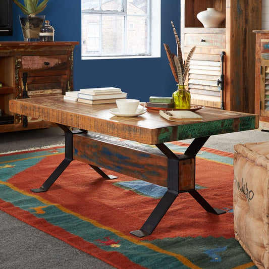 Indian Hub Coastal Reclaimed Coffee Table