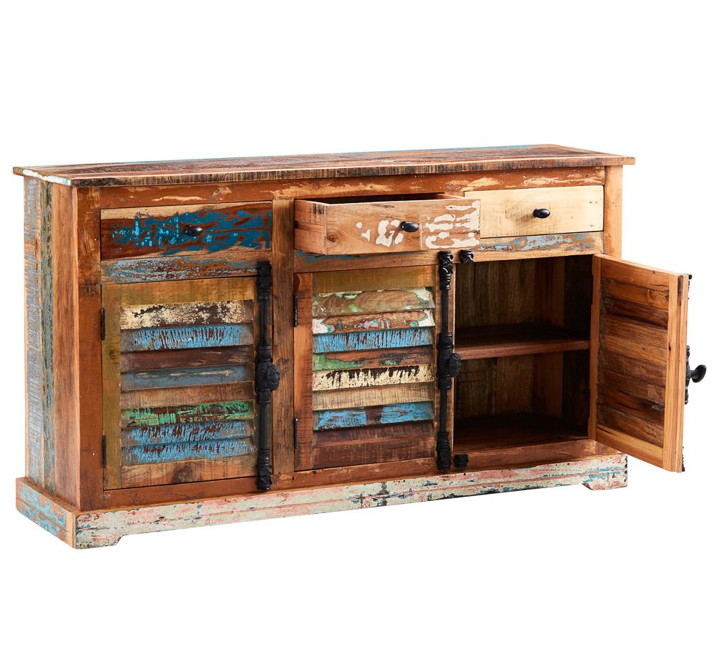 Indian Hub Coastal Reclaimed Large Sideboard