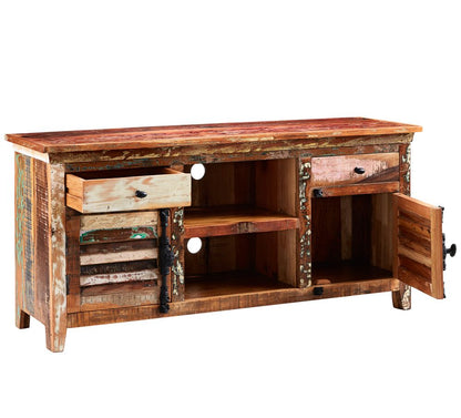 Indian Hub Coastal Reclaimed Large TV Media Credenza