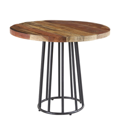 Indian Hub Coastal Reclaimed Round Dining Table