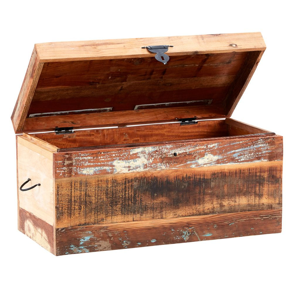 Indian Hub Coastal Reclaimed Trunk Box