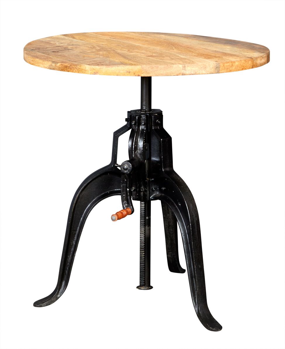 Indian Hub Cosmo Industrial Large Crank Table