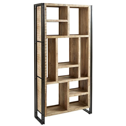 Indian Hub Cosmo Industrial Multi Shelf Bookcase