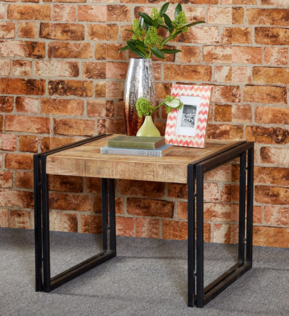 Indian Hub Cosmo Industrial Small Coffee Table