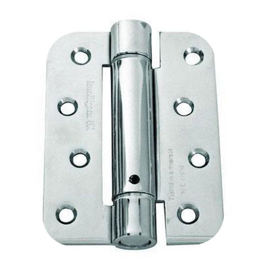 Intelligent Hardware 100mm x 75mm Spring Hinge in Chrome Plated